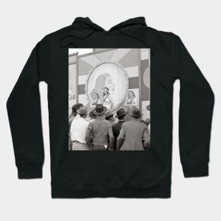 Carnival Girlie Show, 1942. Vintage Photo Hoodie